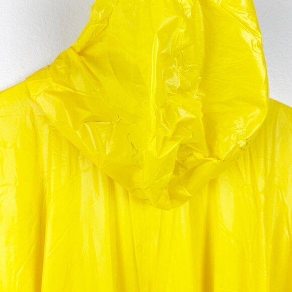 VINTAGE DISNEY | Mickey Mouse Yellow Rain Poncho w/Hood - Picture 8 of 8